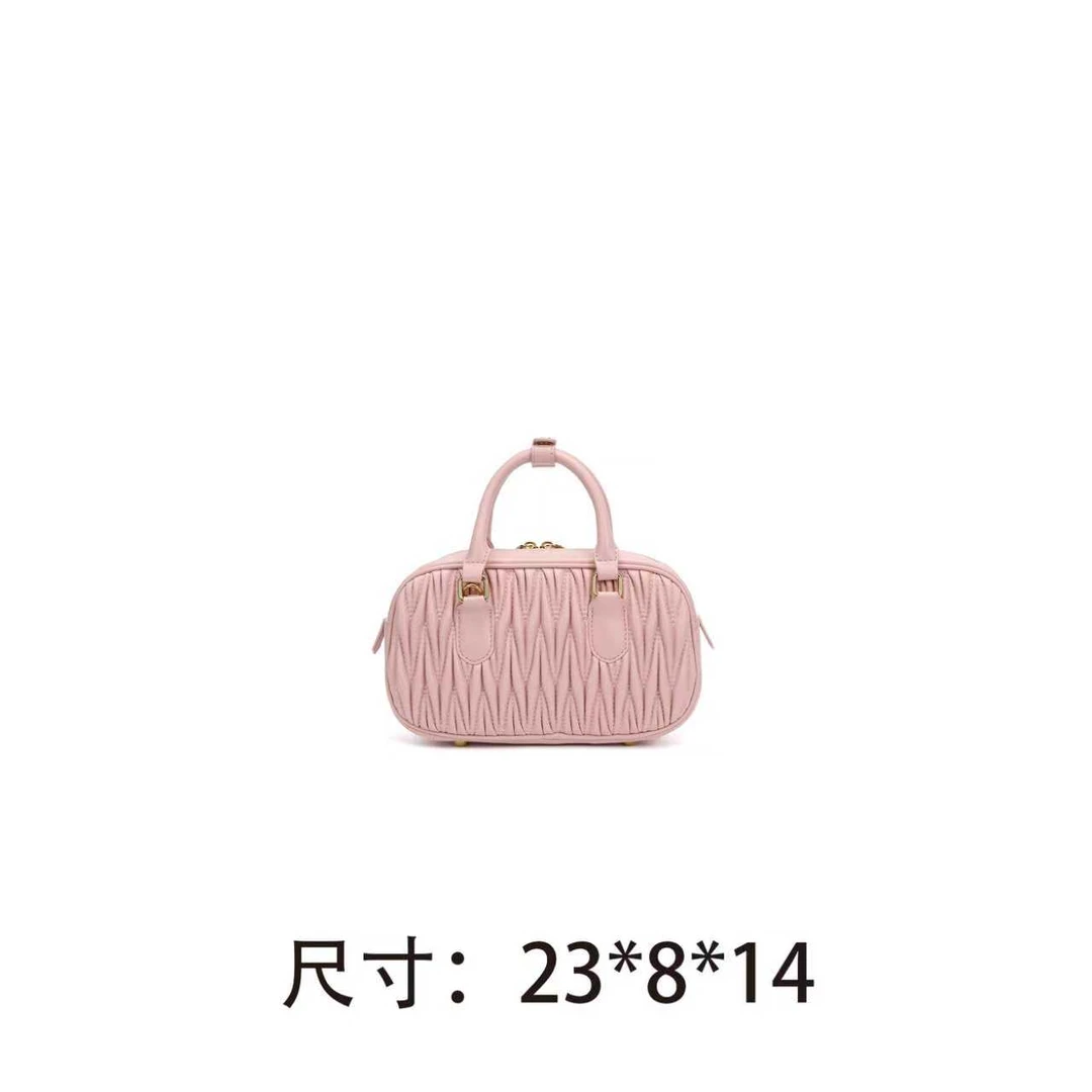 【M158】云朵保龄球包-新款女包百搭单肩包2538（尺寸23*8*14cm）