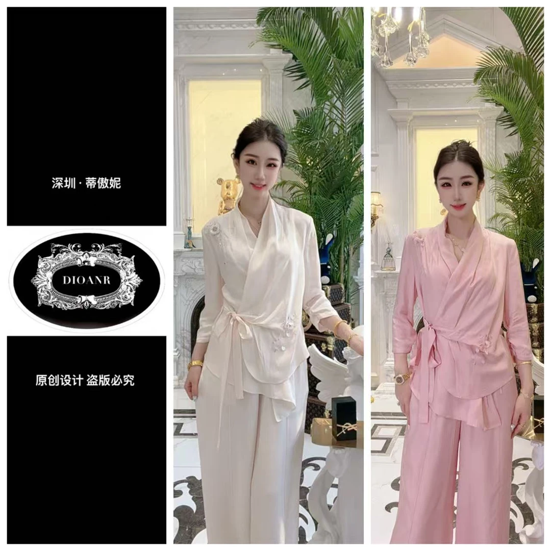 『蒂傲妮DIOANR』X 26026 MJ 私人订制重工醋酸套装