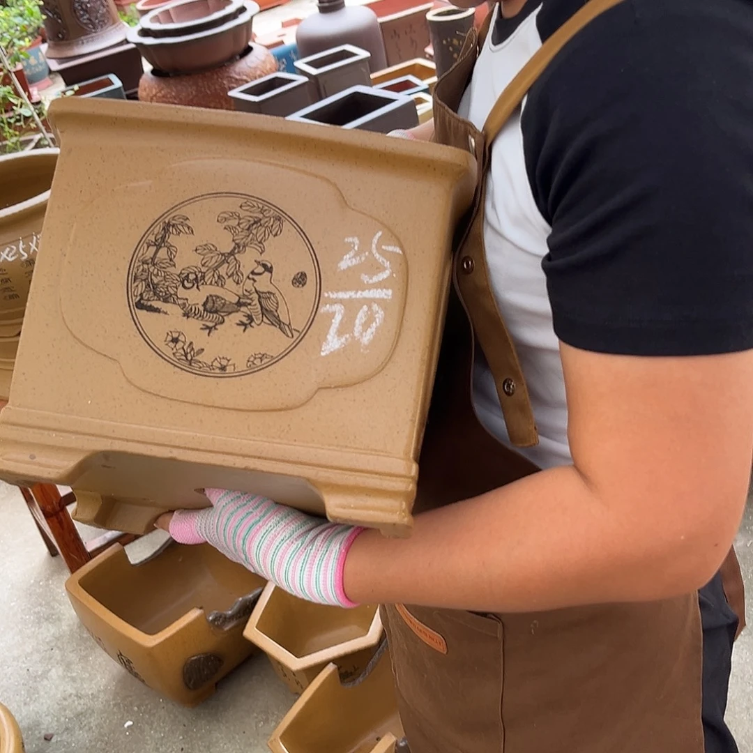 紫砂花盆盆景艺术