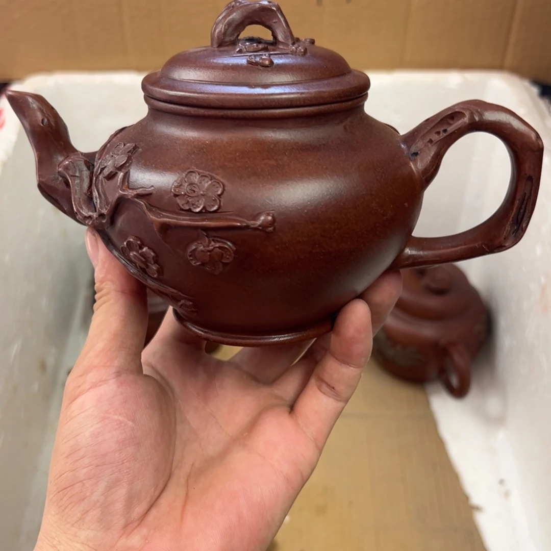 茶壶紫砂宜兴原矿紫砂壶450毫升容量