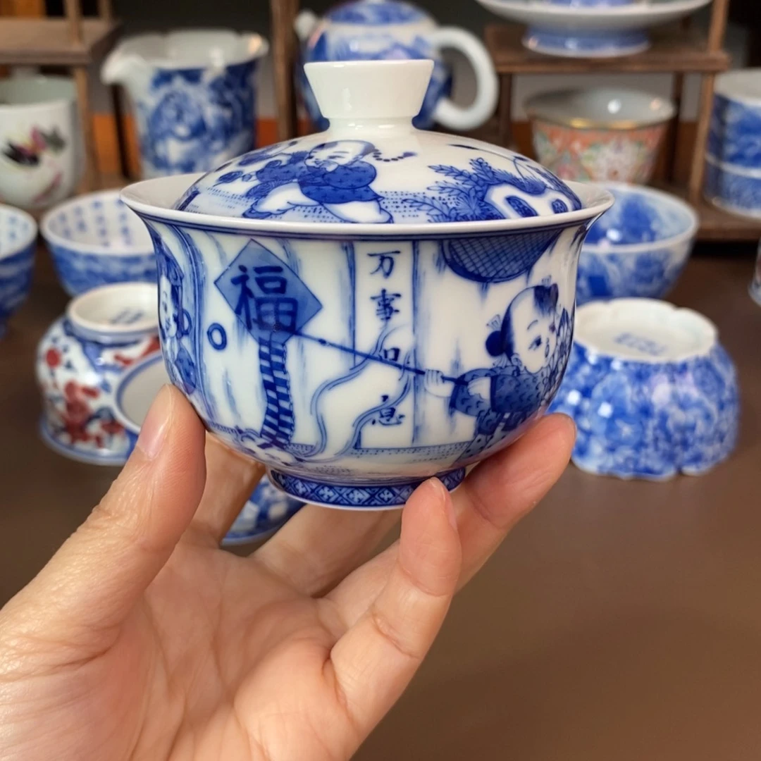 景德镇陶瓷手工手绘