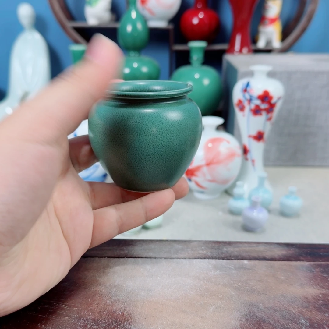 陶瓷手工小花器摆件