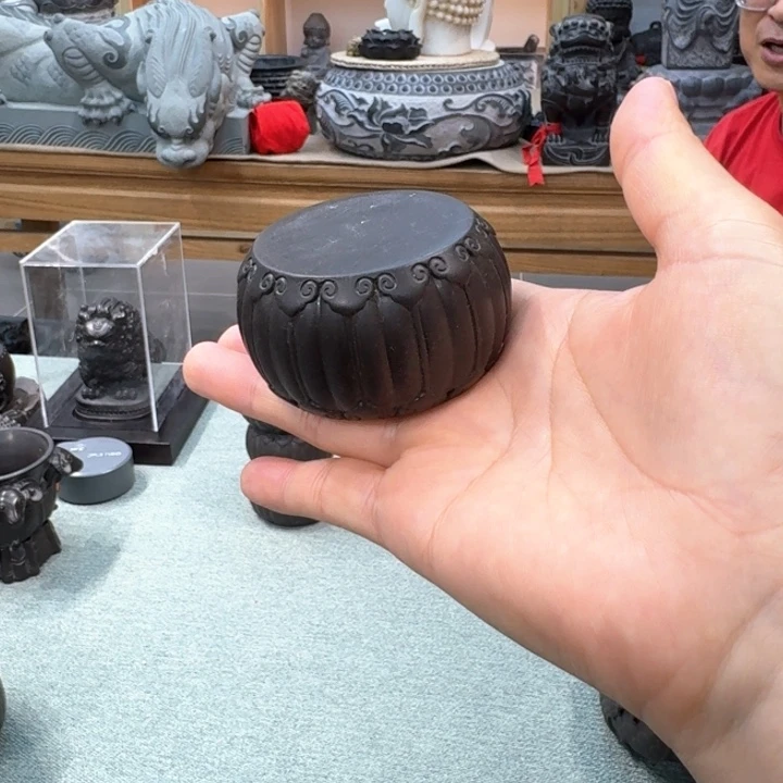 真***好西安石晋錾石雕手工雕刻摆件