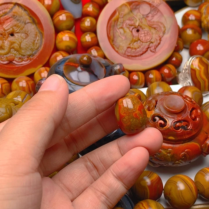 玛瑙/玉髓未镶嵌手串