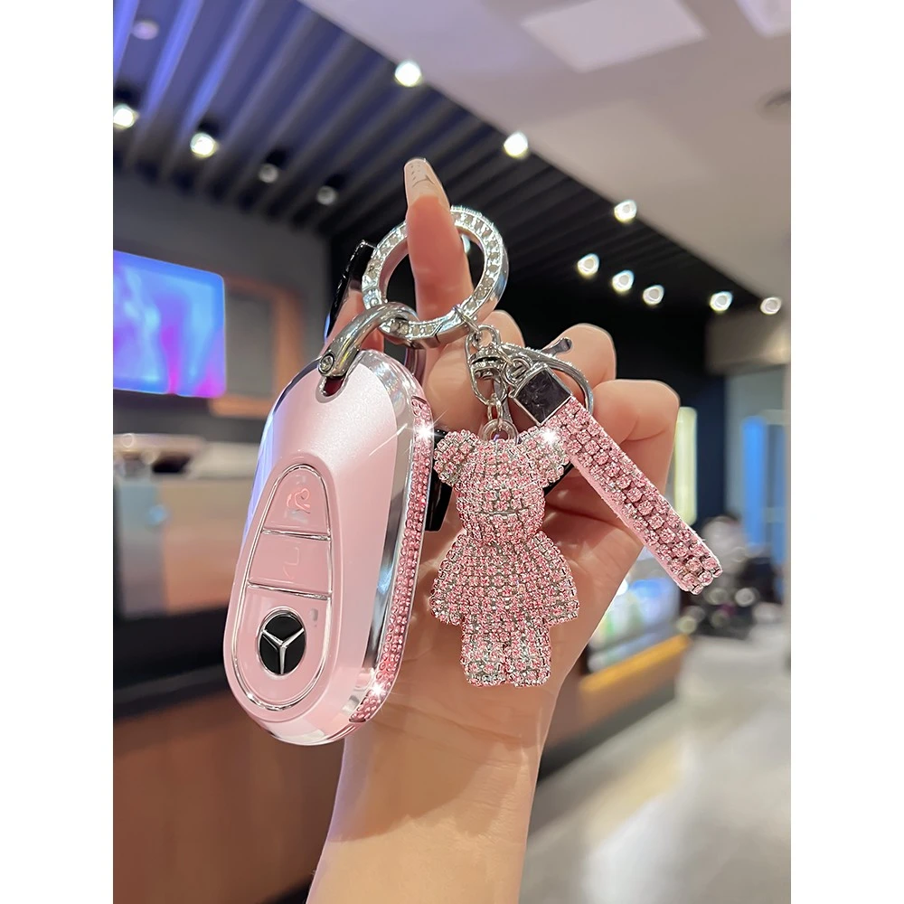 2025款奔驰GLC300L钥匙套23/24/25款GLC260L汽车新款女士全包壳扣