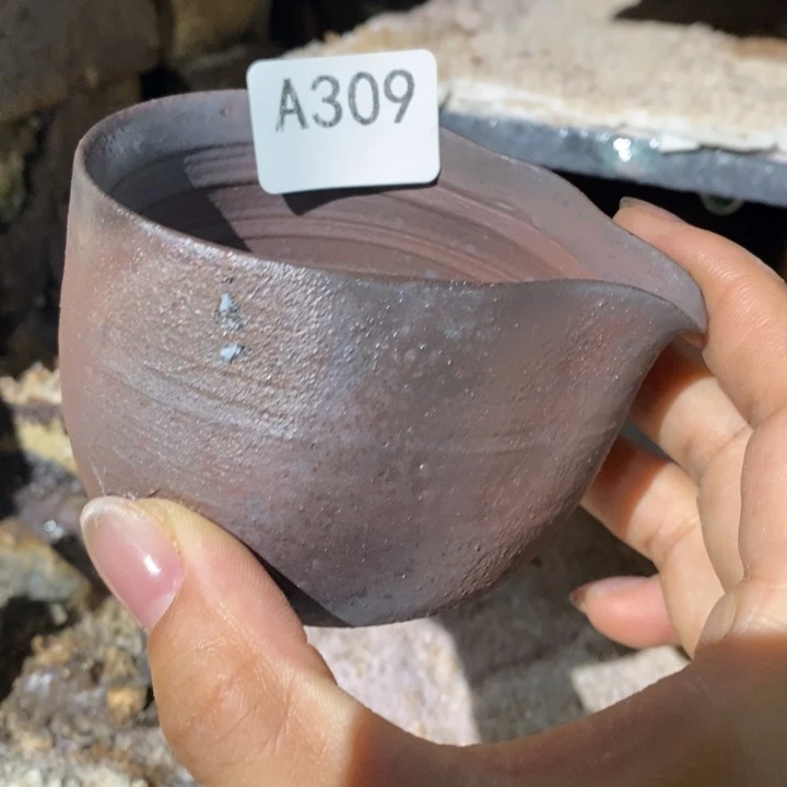柴烧裸烧纯手工制作瑕疵瑕疵