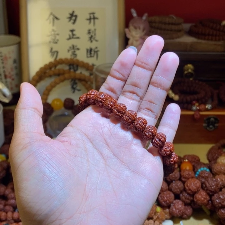 吊坠金刚菩提96玉化单金色隔片（白）