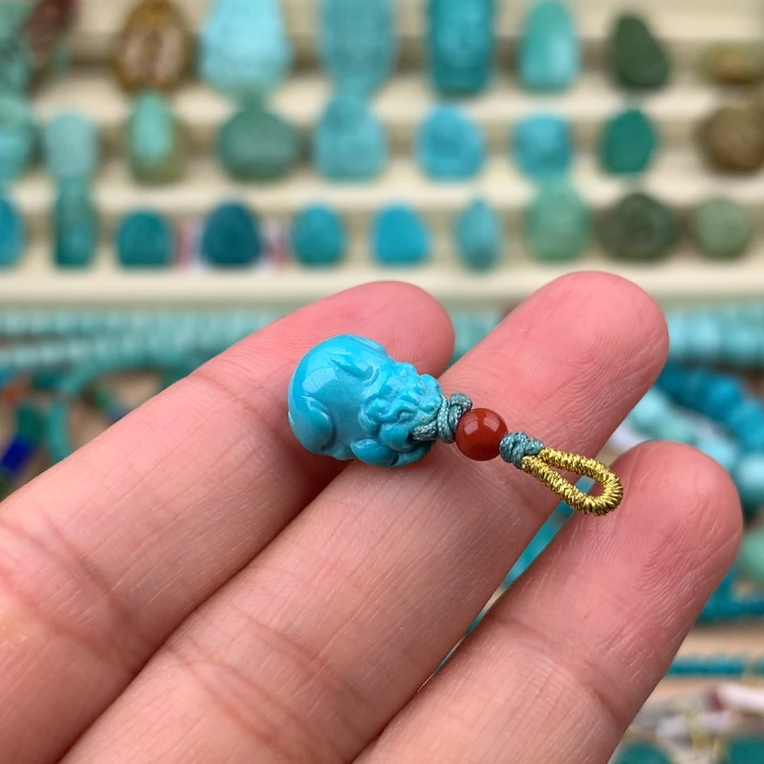 未镶嵌绿松石珠宝奇石