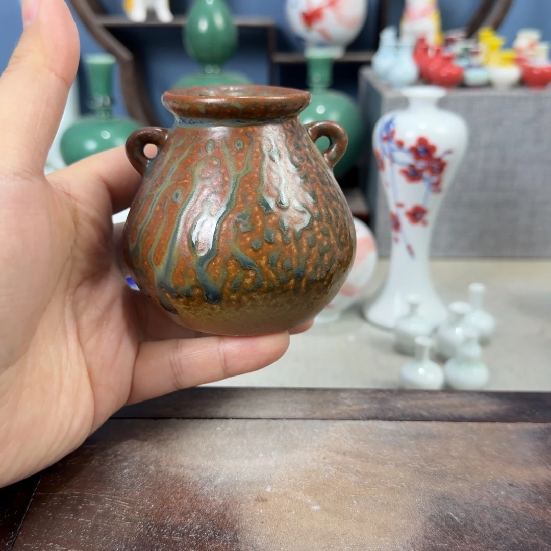 陶瓷手工小花器摆件