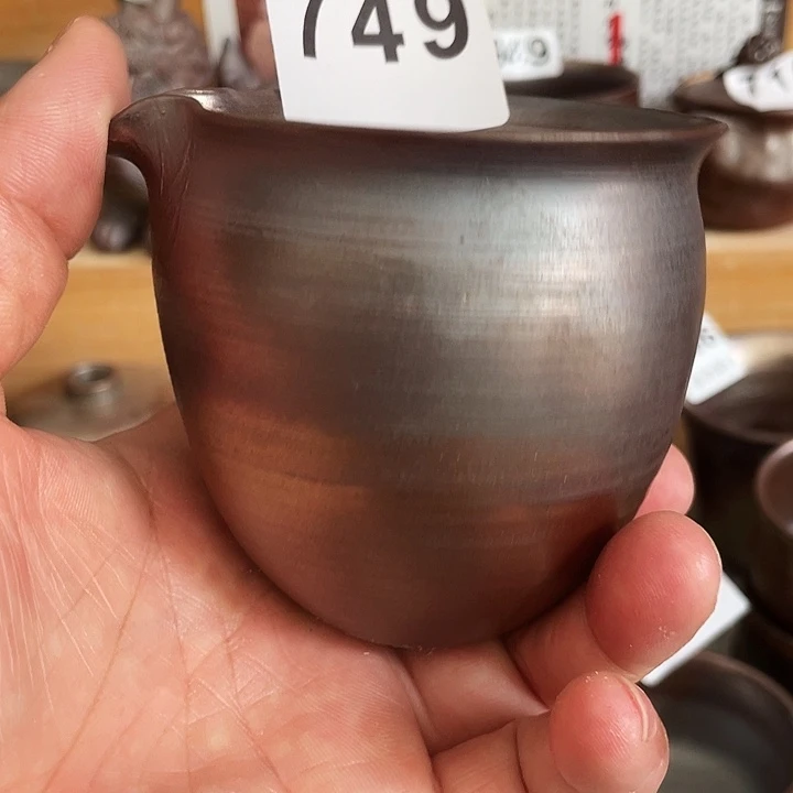 茶杯紫泥顺*柴烧纯手工749