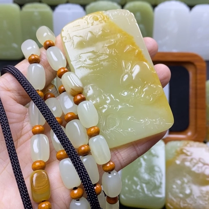石材昆仑山料一套