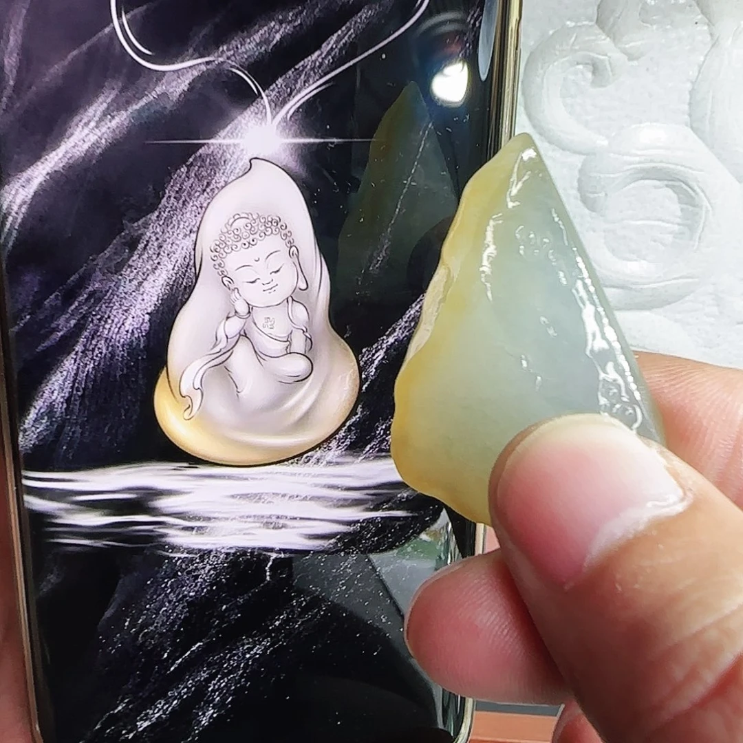 定制翡翠未镶嵌缅甸天然A货含老师工艺