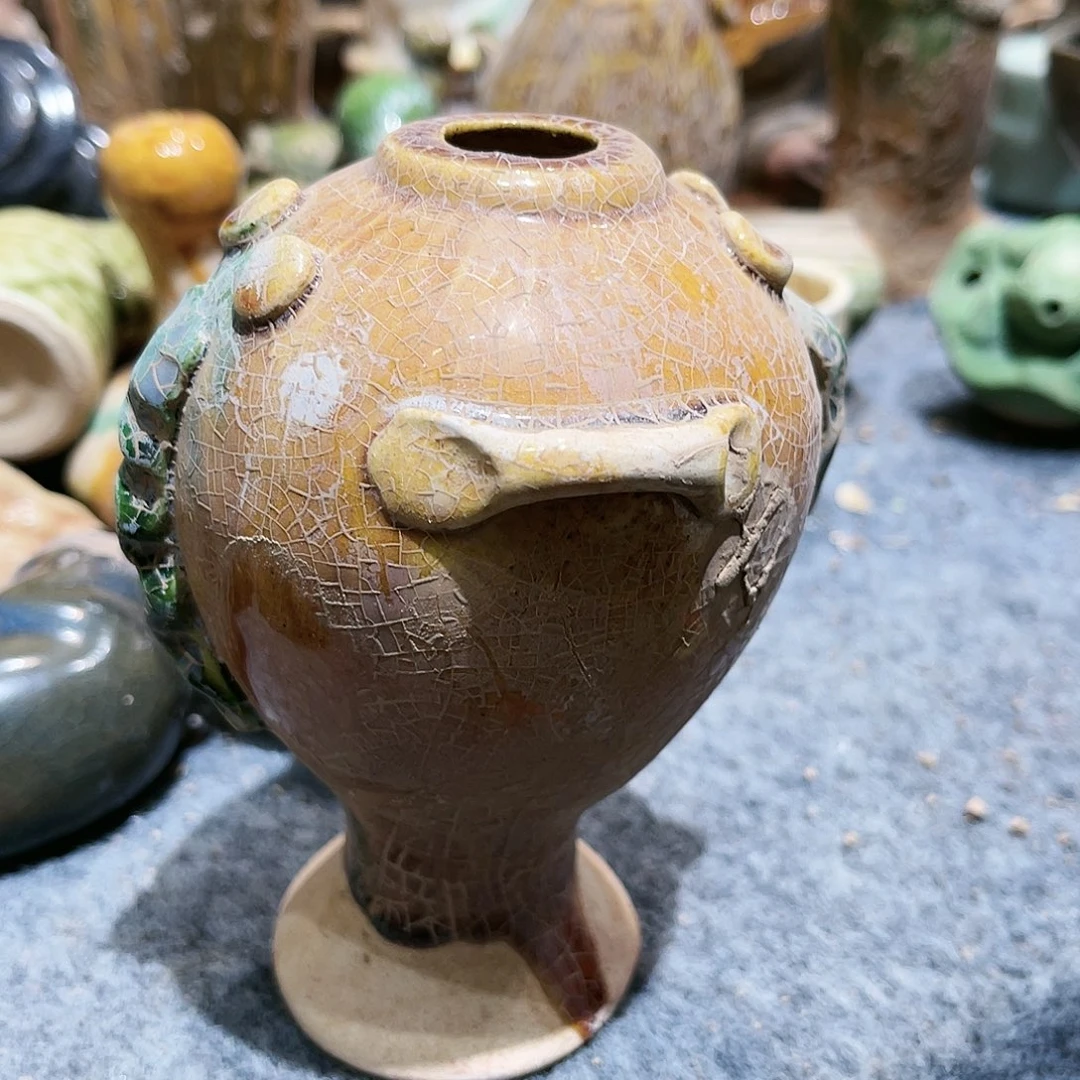 瓦当摆件茶台的小