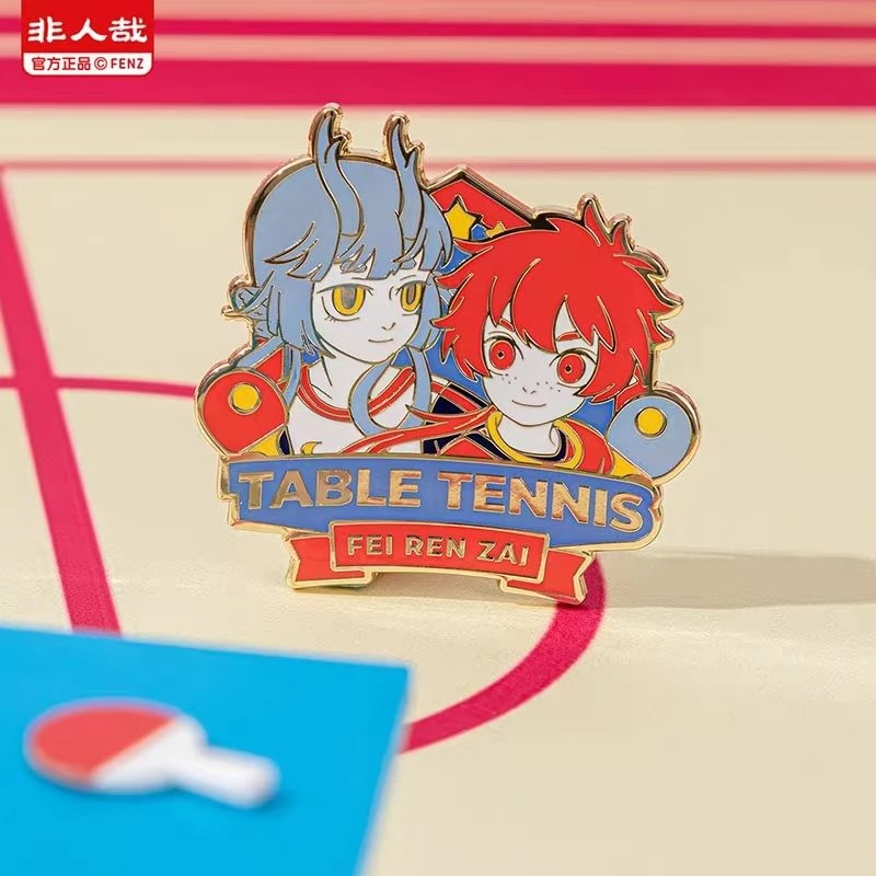 同心筑梦金属徽章