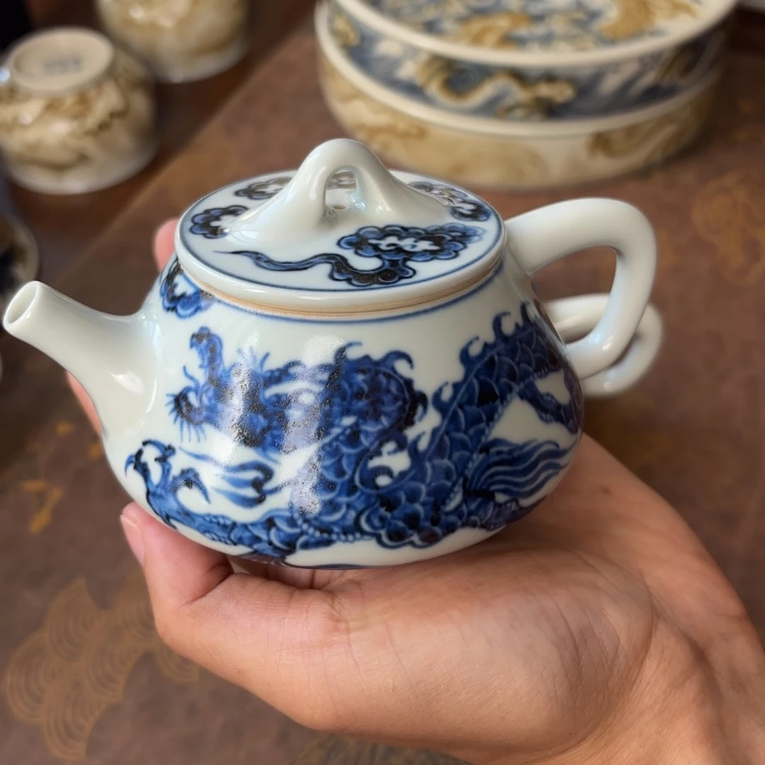 摆件景德镇手绘茶器瑕疵福利