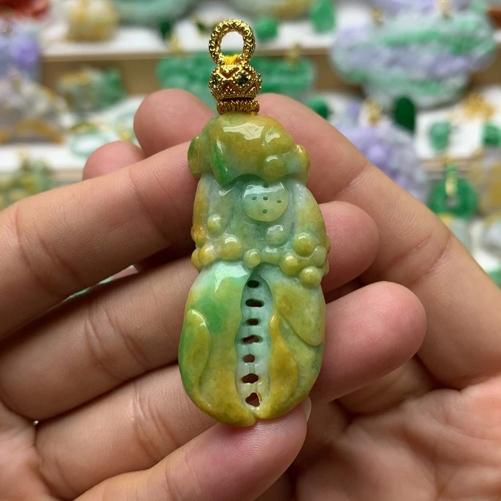 颈饰未镶嵌翡翠翡翠