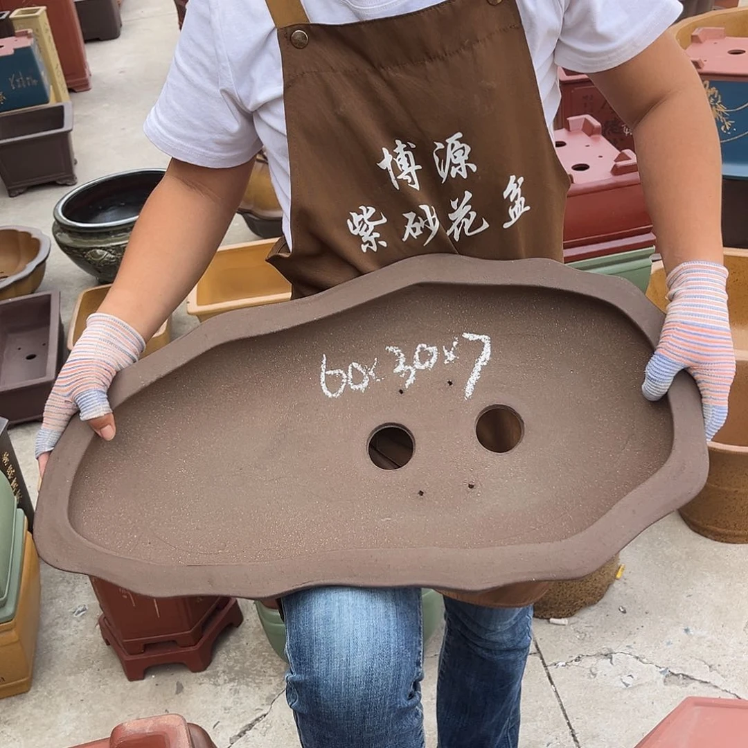 紫砂花盆盆景艺术