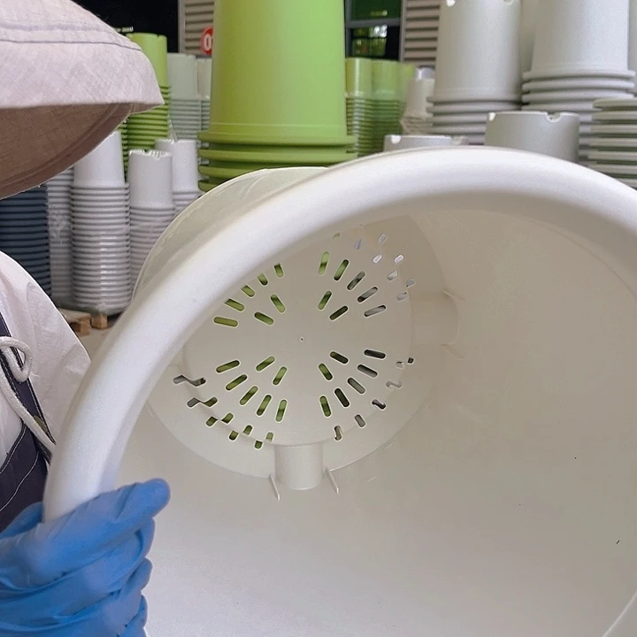 四季盆7#象牙白3个无托