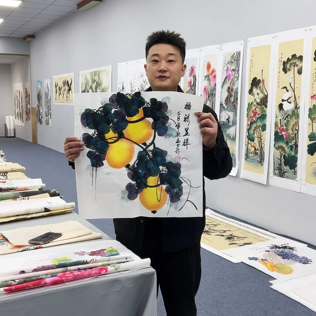 国画国画作品宣纸纯手绘