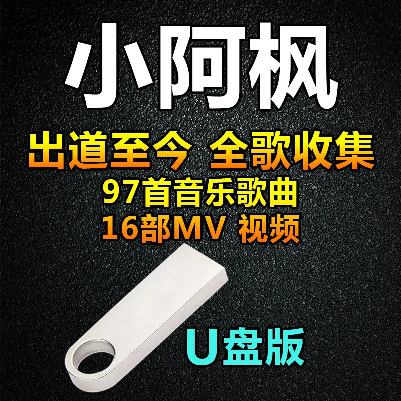 小阿枫音乐U盘歌曲优盘专辑大全流行车载音乐MP3无损热歌新歌曲