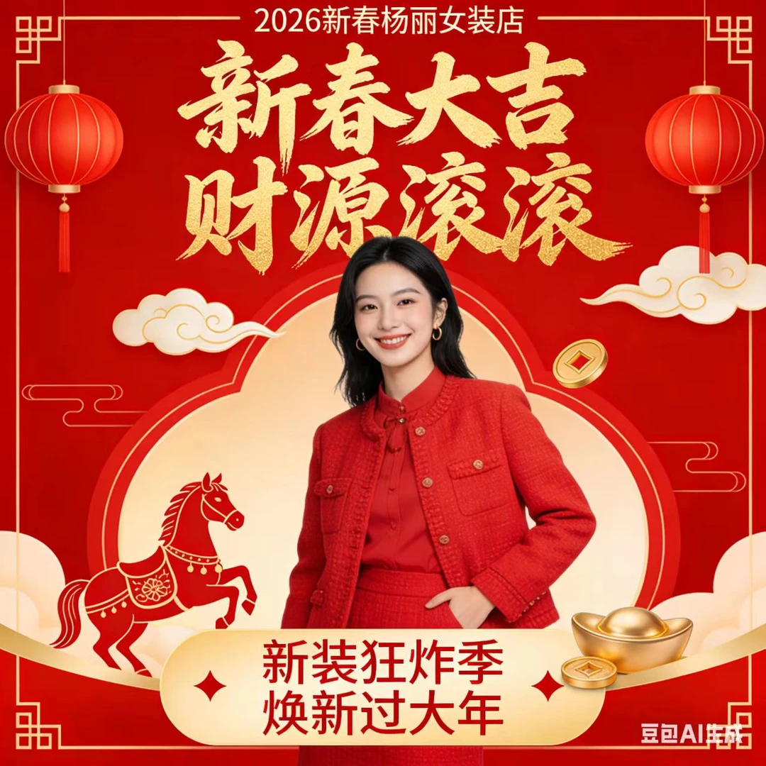 杨丽女装2026新春大吉新装狂炸季