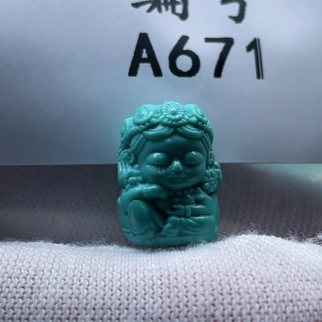 H***o绿松石未镶嵌珠宝奇石卡11-15-10