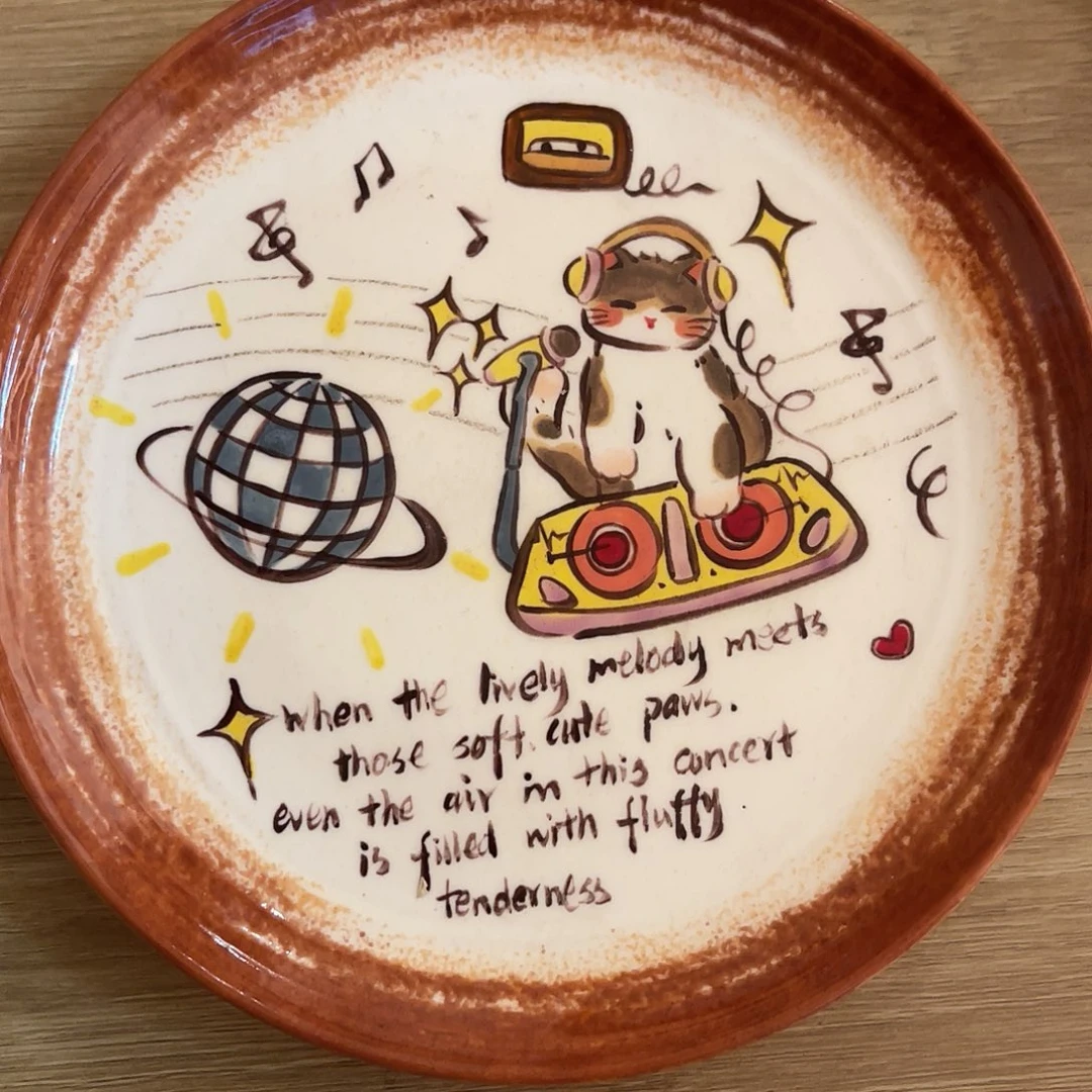 傲***寒景德镇陶瓷可爱手绘杯