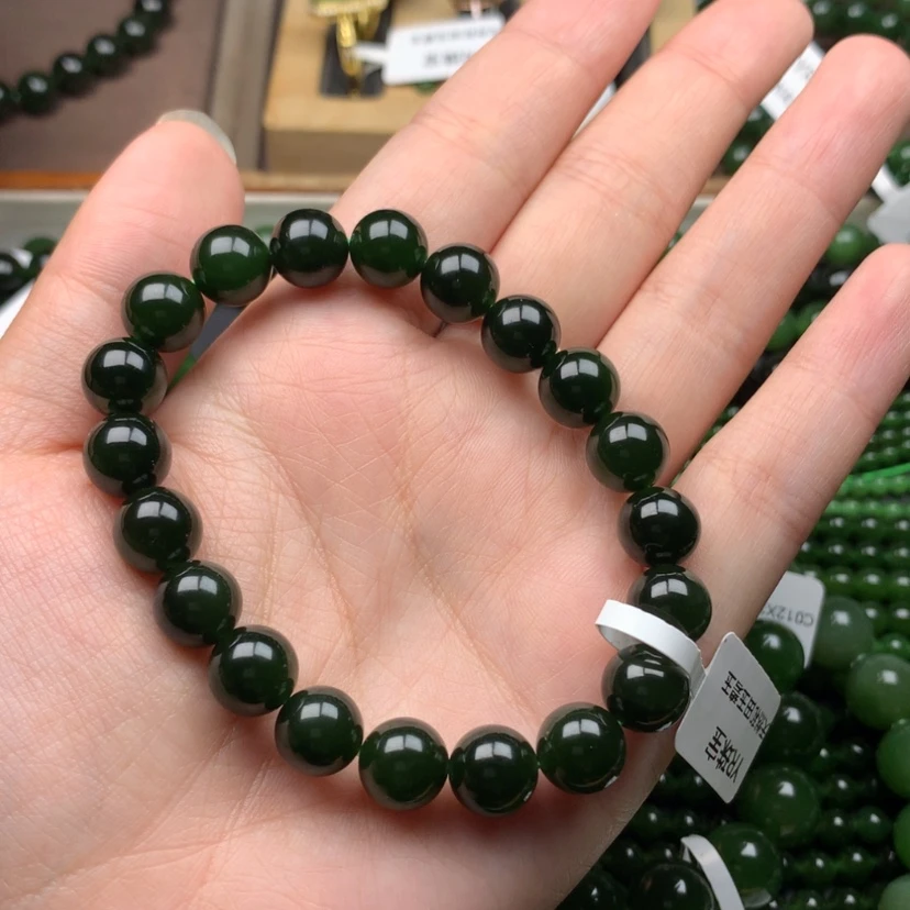 【闪购商品】未镶嵌手串和田玉（碧玉）浩**荡