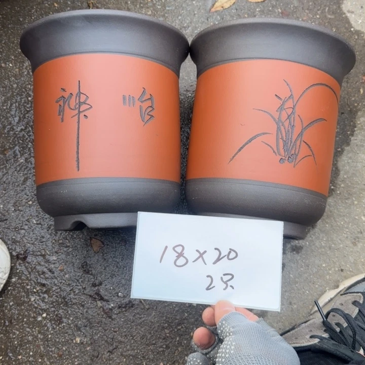 紫砂花盆特价商品