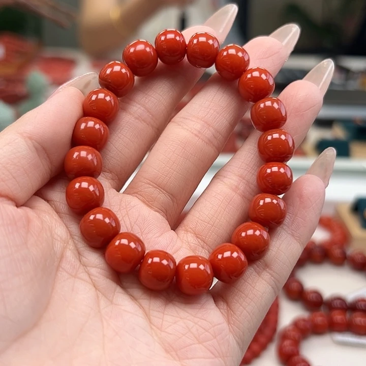 六***月手串未镶嵌南红玛瑙