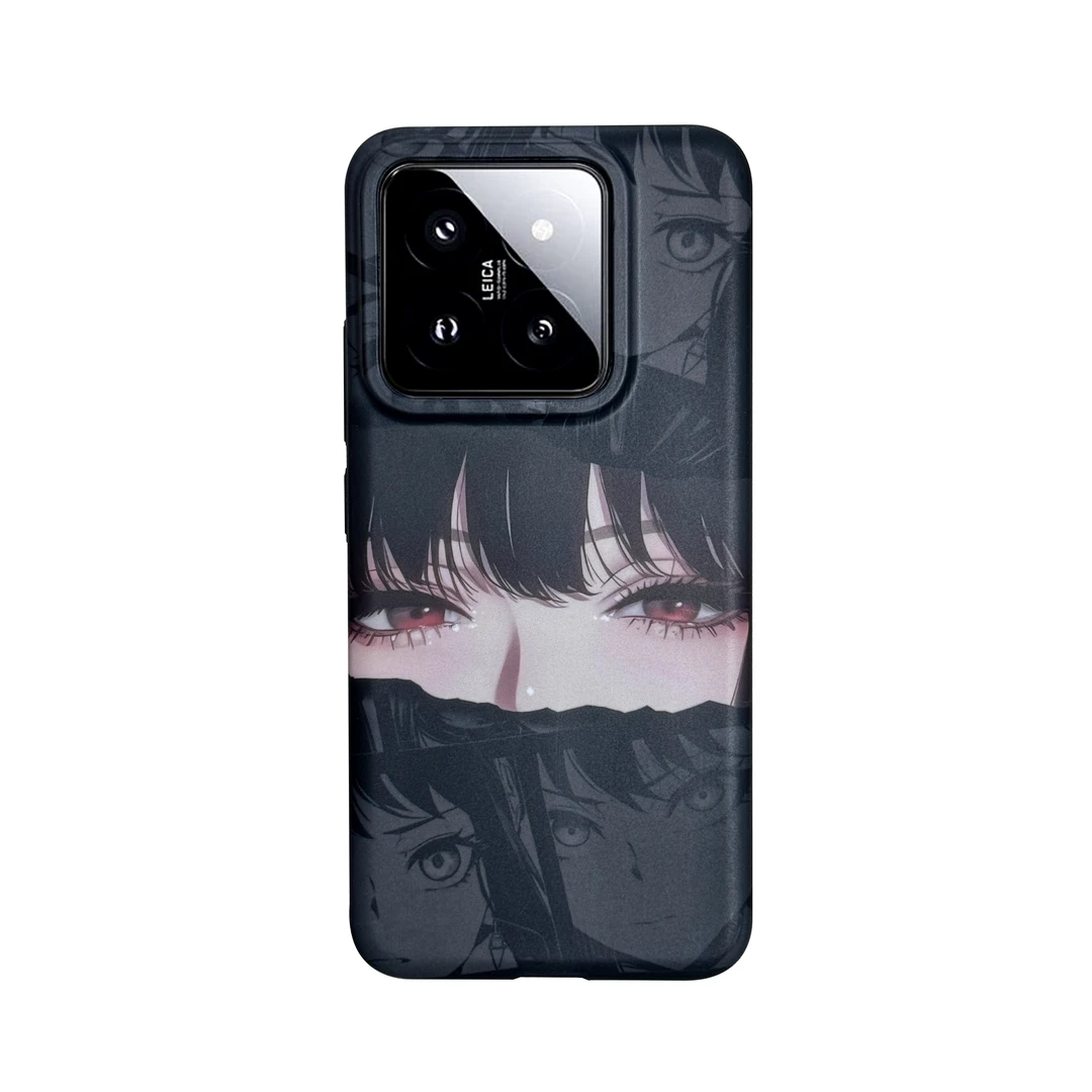 百搭适用小米15川上富江定制菲林壳14/15pro磨砂个性大孔手机壳