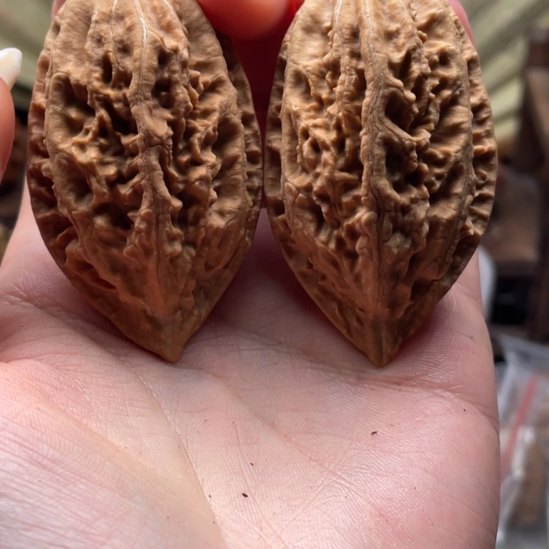 文玩核桃把件楸刀鱼58