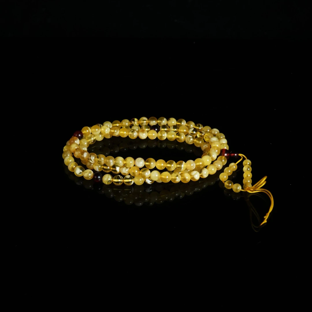 DY-M1741 6+金白108佛珠 19.83g