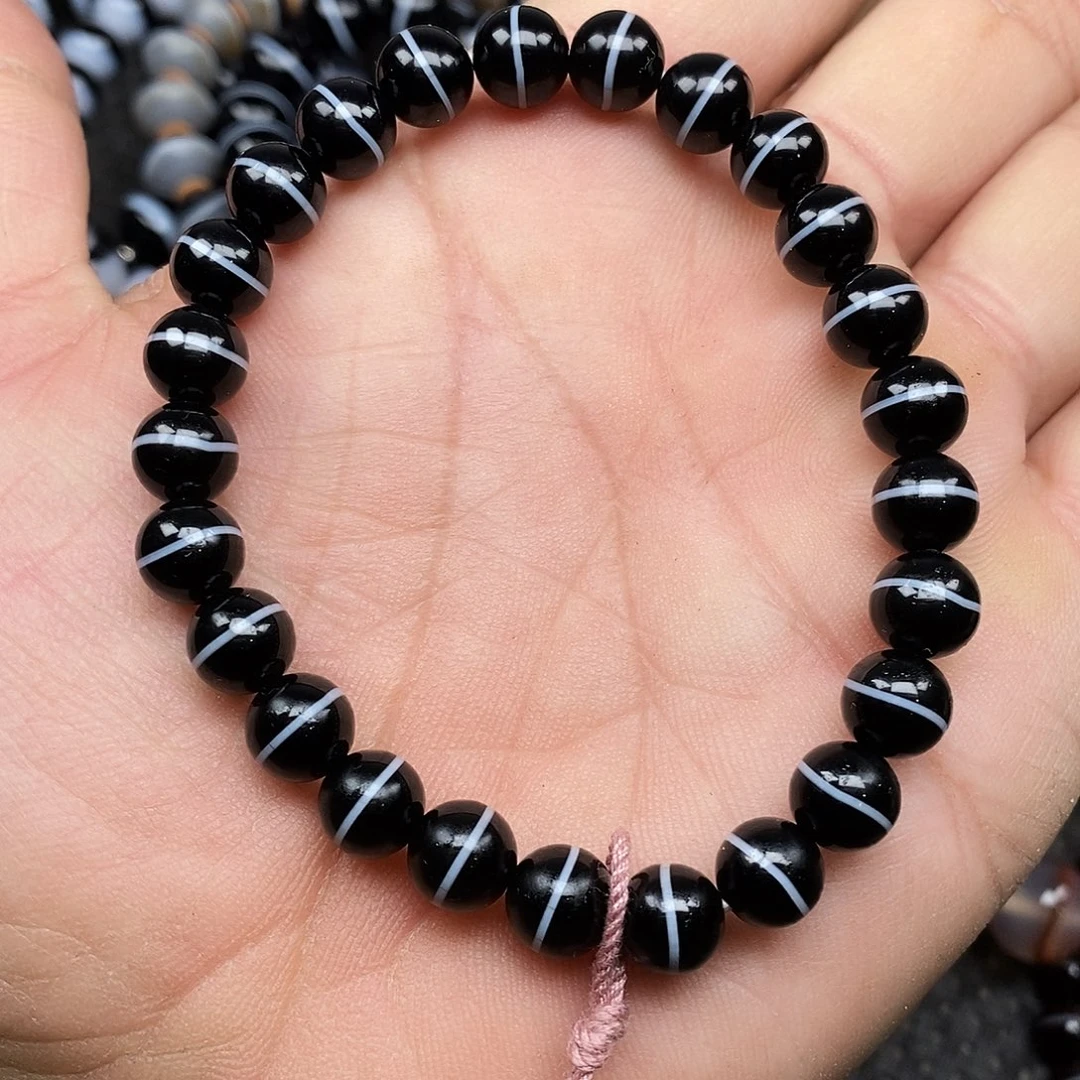 玛瑙/玉髓未镶嵌手链