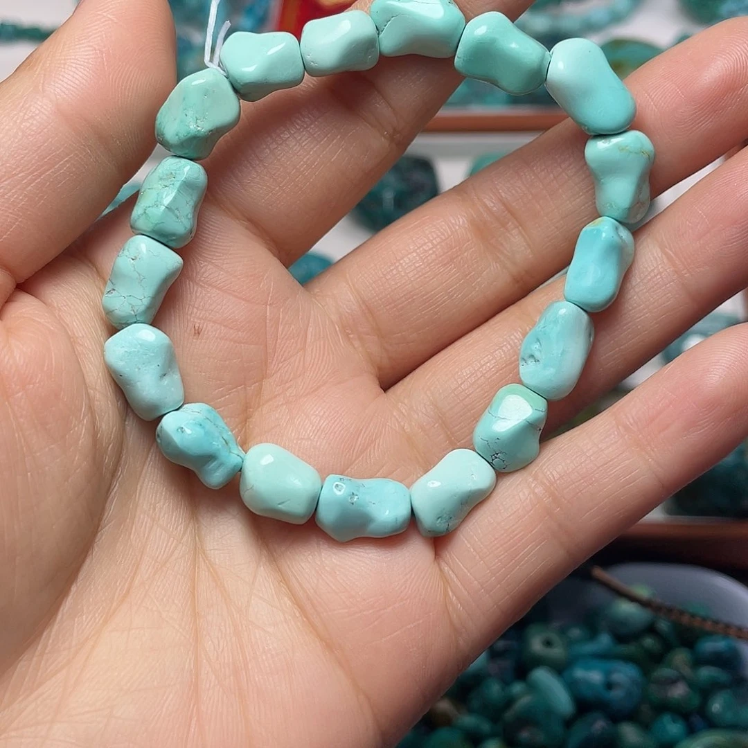 费***澄绿松石未镶嵌手链