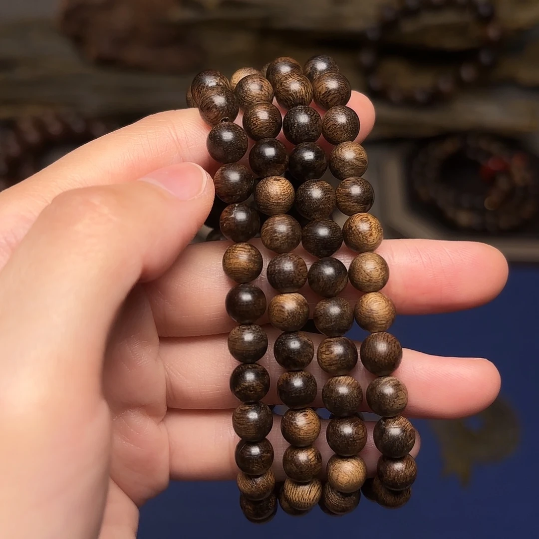 手串沉香越南芽庄白棋楠帝王瘤疤料0.6×108