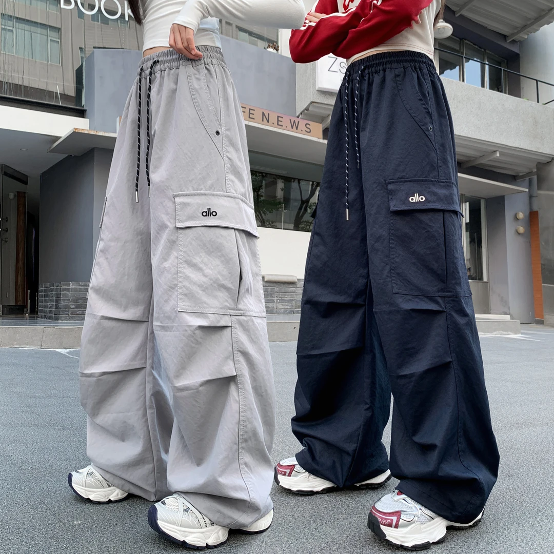 女童裤子秋装新款2025女大童工装裤初中生女休闲裤儿童秋季直筒裤