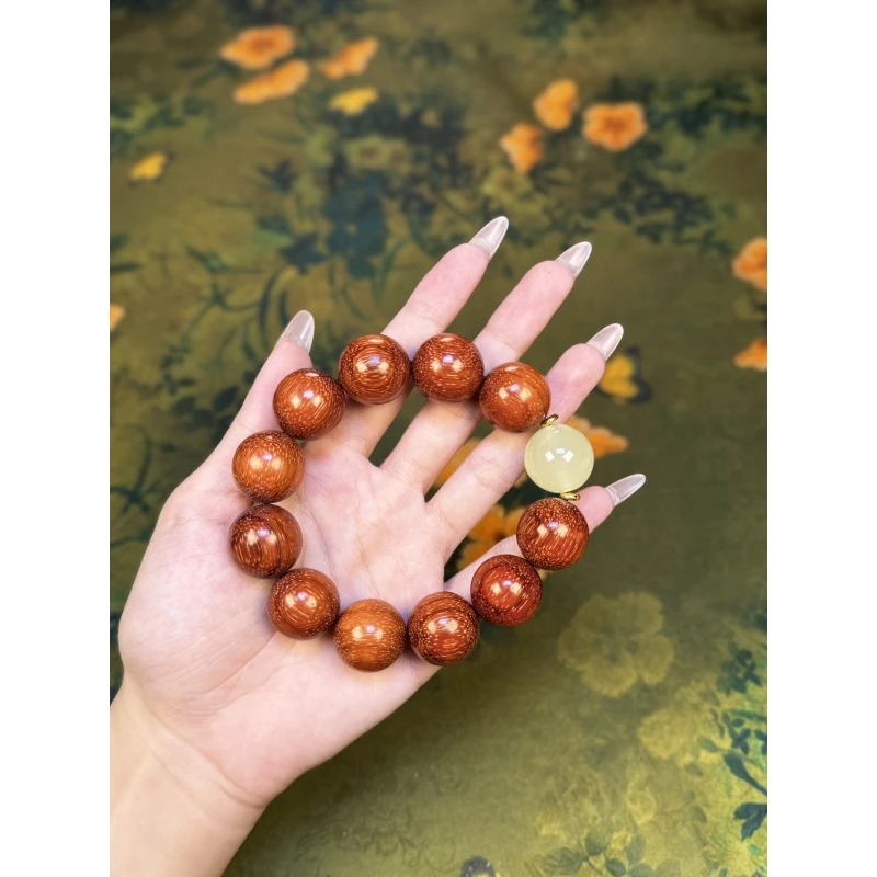 S0373-小叶紫檀大珠手串（无礼盒）