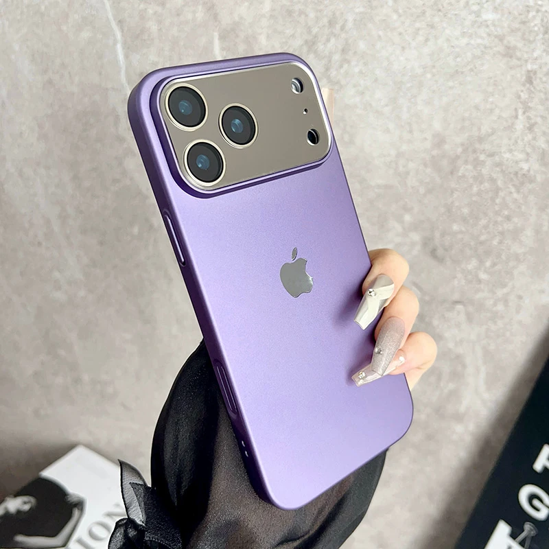 秒变17暗夜紫苹果17promax自带镜头膜16手机壳适用iPhone15/13/14