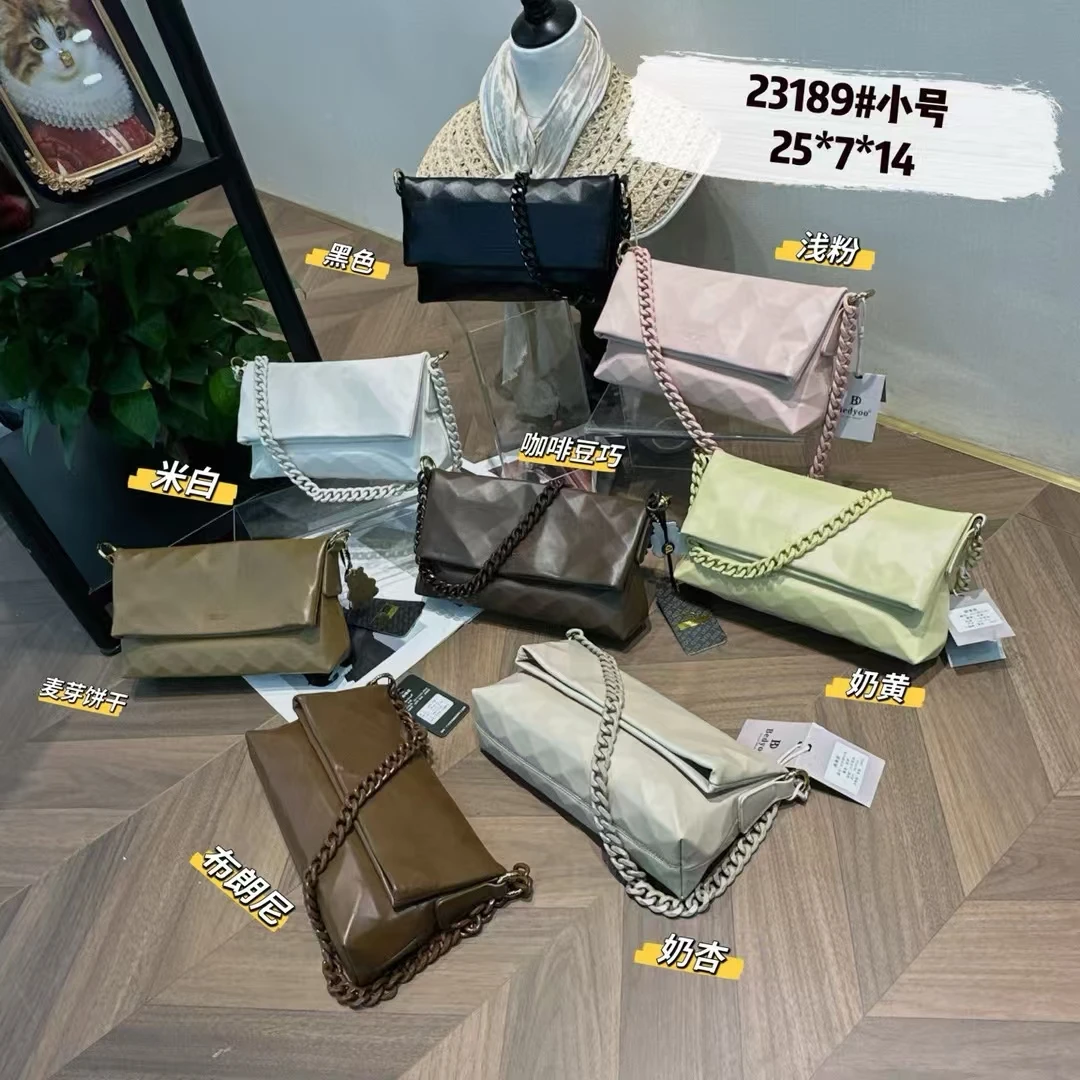 菱格链条包单肩包单根法式斜挎包轻奢小众藏族风格