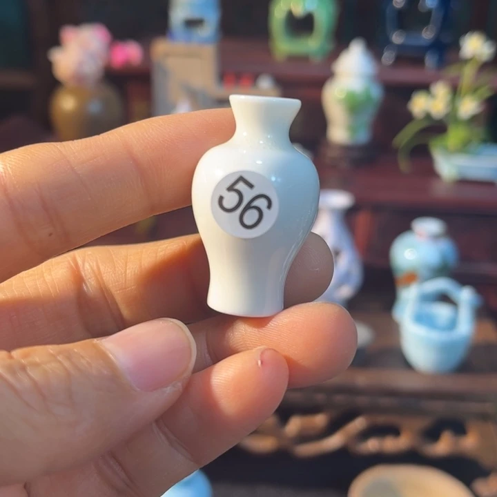 摆件微陶老王迷你花瓶