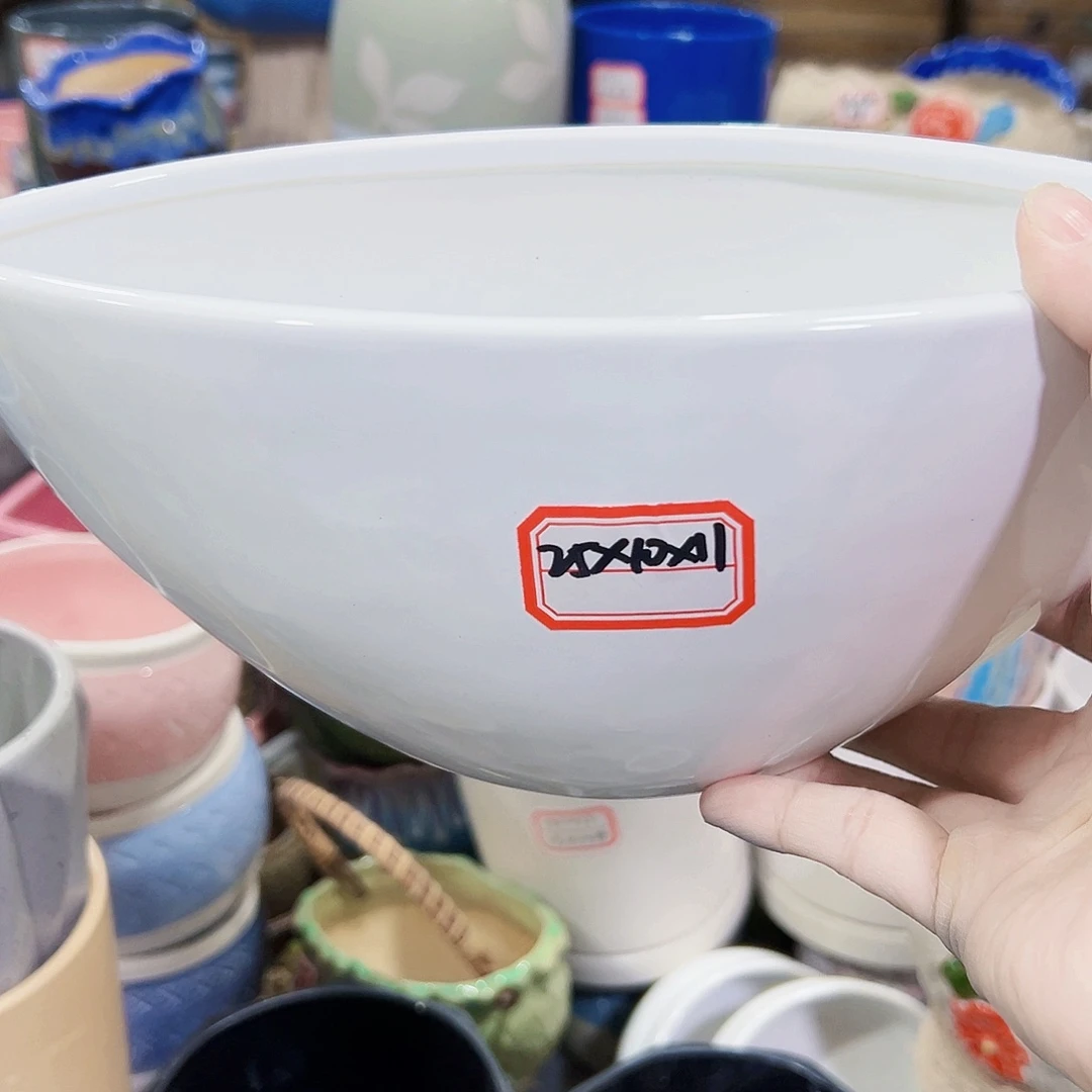 外贸尾单陶瓷花盆凑单10米包邮