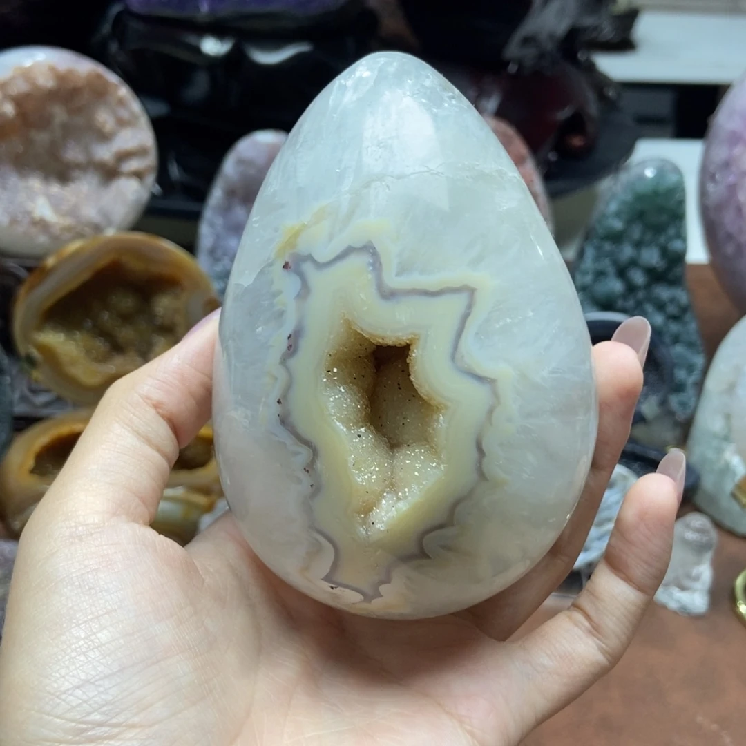 紫晶摆件未镶嵌水晶
