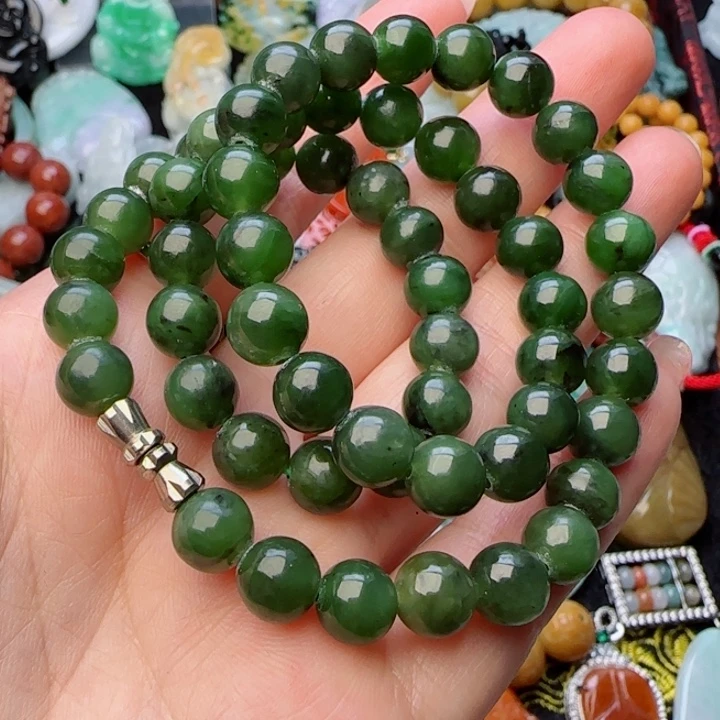 和田玉颈饰未镶嵌天然A货76