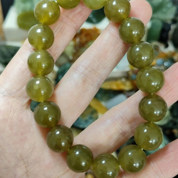 未镶嵌岫玉手串手串