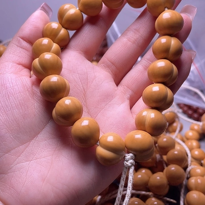 手串猴头核桃16尺寸镜面柯基屁桃手持全品无暇