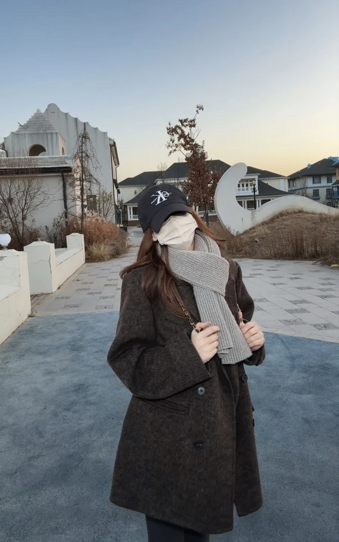 Beva Family 高奢细支羊驼真丝羊毛 自留款 双面呢毛呢大衣