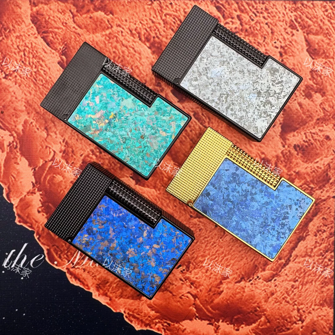 【暗夜冰晶】品牌高档朗声个性时尚礼物钢音钛金属创意打火机礼盒装