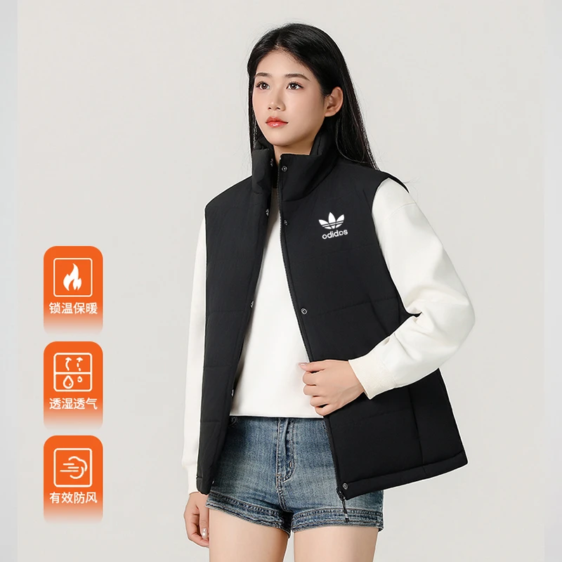 〔双十一折扣〕刺绣款棉马甲情侣款休闲保暖百搭时尚