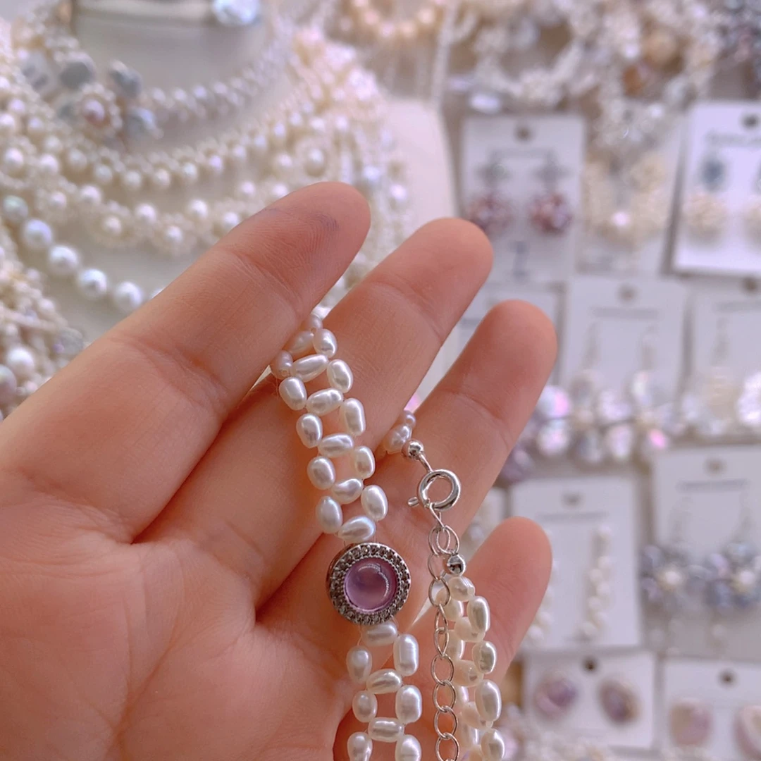 淡水珍珠未镶嵌套装